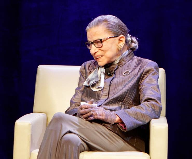 Supreme Court Justice Ruth Bader Ginsburg speaks at Lisner