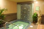 A picture of the hot tub in the zen zone of Faraday.