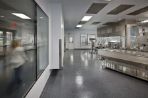 This is a photo of a lab in the Feynman building which handles dispensing and contains large pieces of equipment.