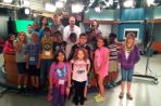 Kids from the BTCI on a field trip to a local news station.