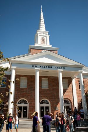 Front steps of the chapel